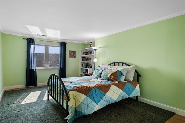 150 Lynnway Unit 406, Lynn, MA 01902 - bedroom featuring ornamental molding and a skylight