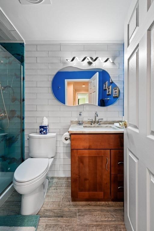 150 Lynnway Unit 406, Lynn, MA 01902 - bathroom with vanity and a shower stall