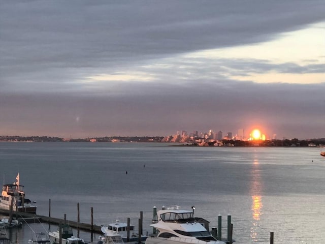 150 Lynnway Unit 406, Lynn, MA 01902 - water view with a boat dock