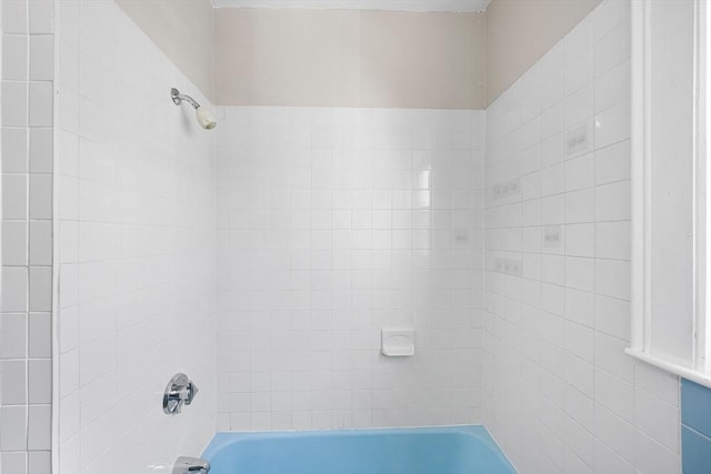 full bathroom with shower / bath combination
