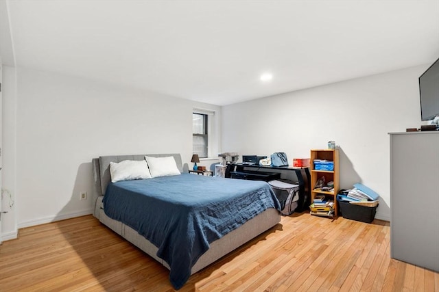 69 Saint Botolph Unit 1, Boston, MA 02116 - bedroom with light wood-style floors and recessed lighting