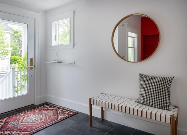 141 Fayerweather St, Cambridge, MA 02138 - entryway featuring healthy amount of natural light and baseboards