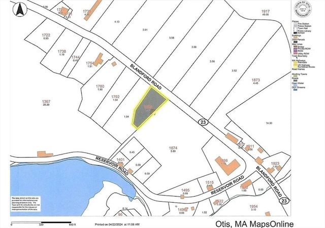1828 E Otis Rd, Otis, MA 01253 - map