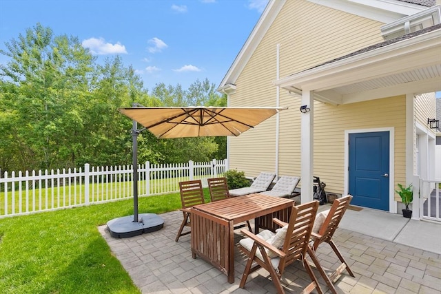 14 Dorset Park Ln, Weymouth, MA 02190 - view of patio with outdoor dining space