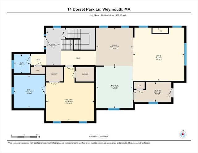 14 Dorset Park Ln, Weymouth, MA 02190 - room layout