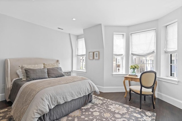 795 E 4th St, Boston, MA 02127 - bedroom with baseboards, wood finished floors, and recessed lighting