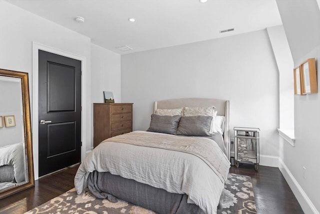 795 E 4th St, Boston, MA 02127 - bedroom with wood finished floors, baseboards, and recessed lighting