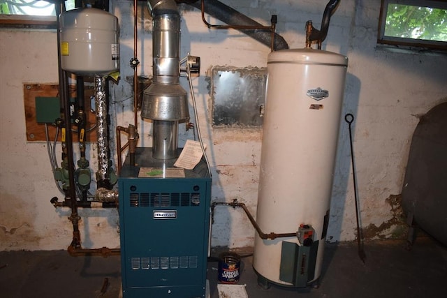 959 Ray St, Fall River, MA 02720 - utility room with gas water heater