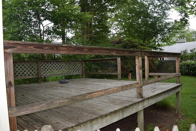 959 Ray St, Fall River, MA 02720 - view of wooden terrace