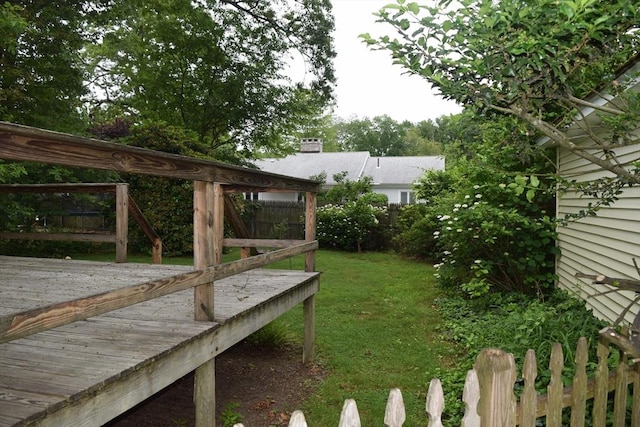 959 Ray St, Fall River, MA 02720 - view of yard featuring a deck