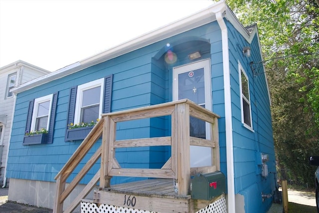 view of outdoor structure
