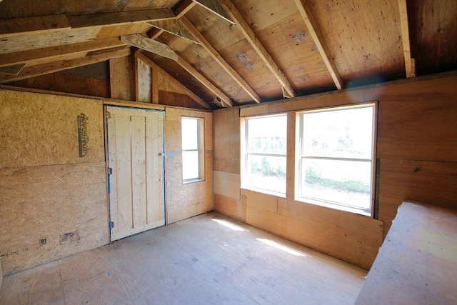 view of storage area