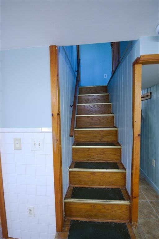 view of staircase