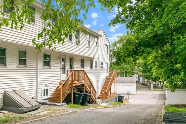15 Crescent St Unit E, Lawrence, MA 01841 - view of front of house with stairway