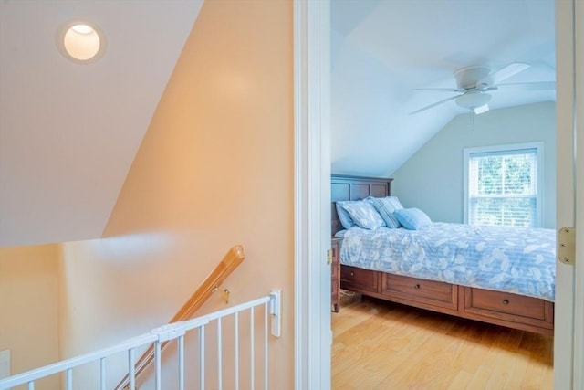 29 Carlton St Unit 2, Salem, MA 01970 - bedroom with lofted ceiling and light wood-style flooring