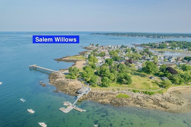 29 Carlton St Unit 2, Salem, MA 01970 - aerial view of property and surrounding area with a nearby body of water
