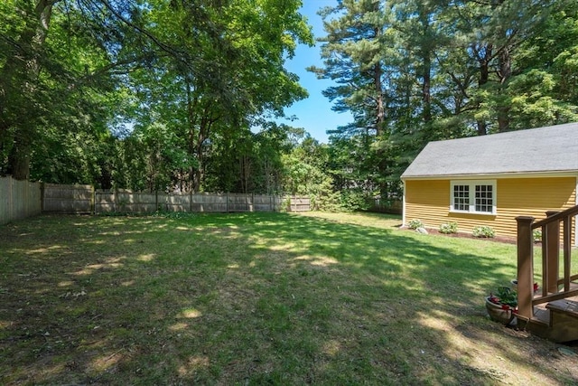 21 Studio Rd, Newton, MA 02466 - view of yard featuring view of wooded area