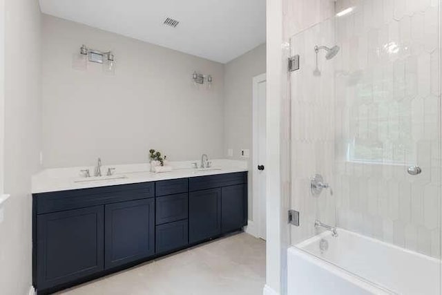 6 Ivy Cir, Winchester, MA 01890 - bathroom with  shower combination and double vanity