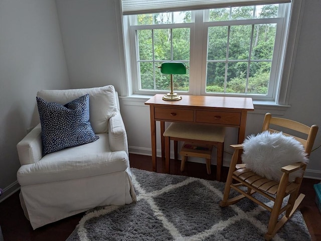 190 Chickering Rd Unit 313D, North Andover, MA 01845 - living area with wood finished floors and baseboards