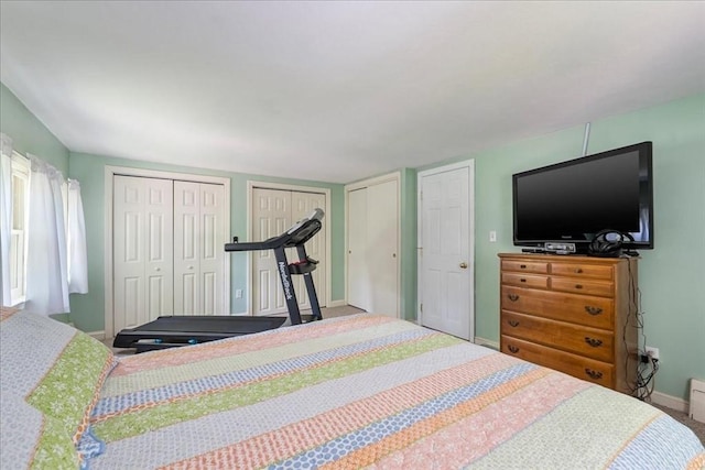 49 Karen Rd, Hanover, MA 02339 - carpeted bedroom featuring multiple closets and baseboards