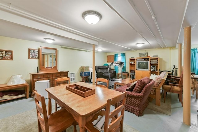 view of dining space