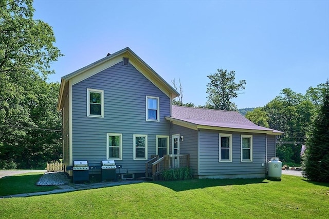 110 Middlefield Rd, Chester, MA 01011 - rear view of property featuring a yard