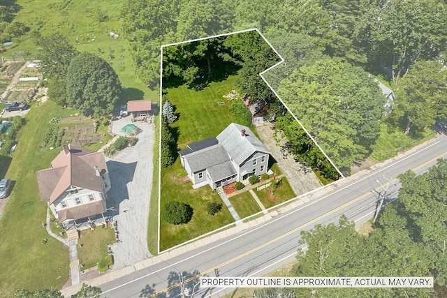 110 Middlefield Rd, Chester, MA 01011 - aerial overview of property's location with property parcel outlined