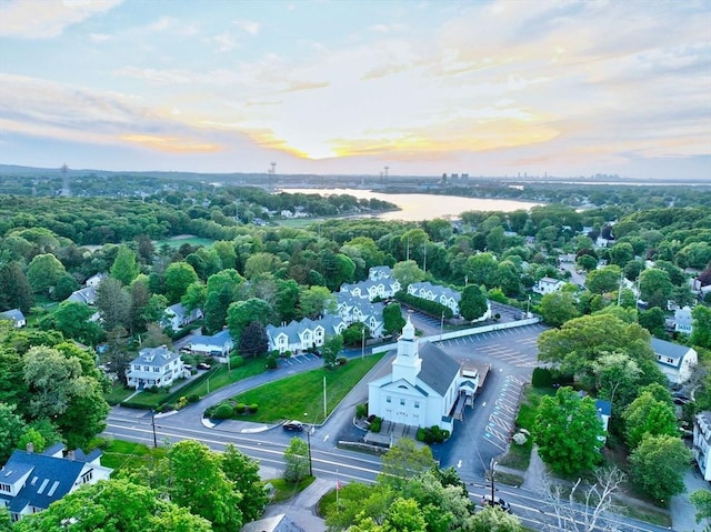 25 Church St Unit 2, Weymouth, MA 02189 - bird's eye view of a tree filled landscape