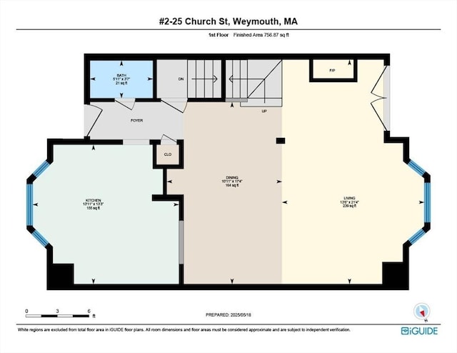 25 Church St Unit 2, Weymouth, MA 02189 - floor plan / room layout