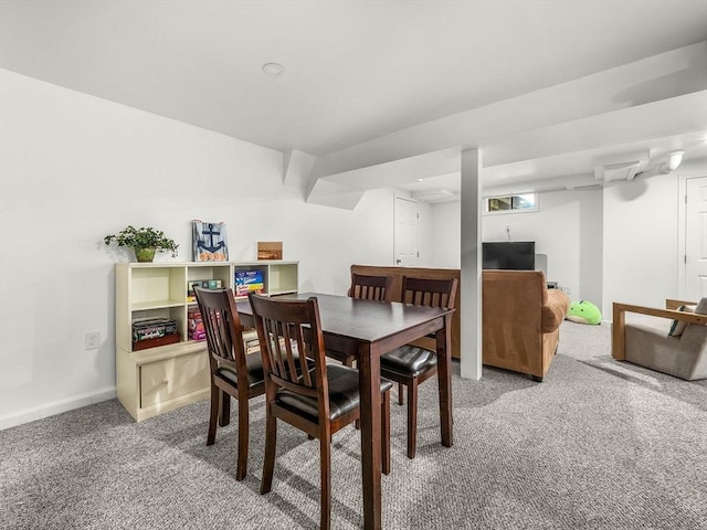 125 Grove St, Norwell, MA 02061 - dining space with carpet and baseboards