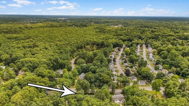 125 Grove St, Norwell, MA 02061 - aerial view of a heavily wooded area