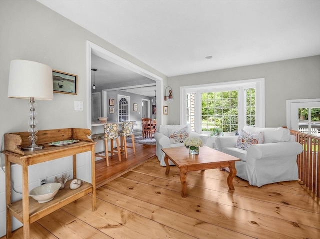 125 Grove St, Norwell, MA 02061 - living room featuring light wood-style flooring