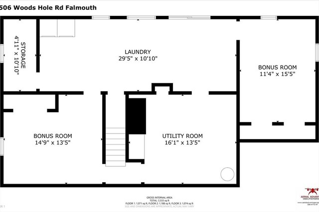 506 Woods Hole Rd, Falmouth, MA 02543 - floor plan / room layout