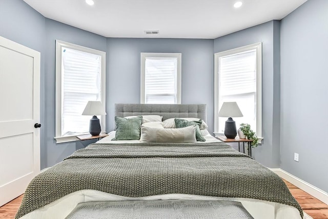 64 Clarkwood Unit 3, Boston, MA 02126 - bedroom featuring light wood-style floors and recessed lighting