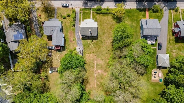 aerial perspective of suburban area