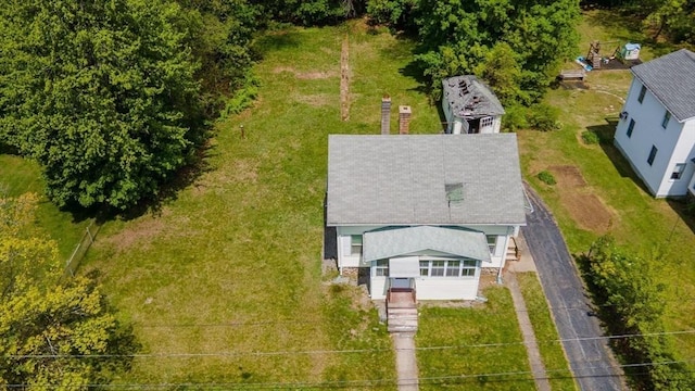 view from above of property