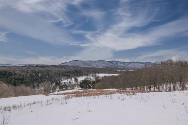 view of mountain feature