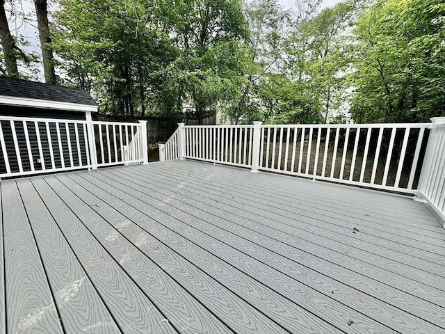 27 Pond Lane Ext, Billerica, MA 01821 - wooden terrace with view of scattered trees
