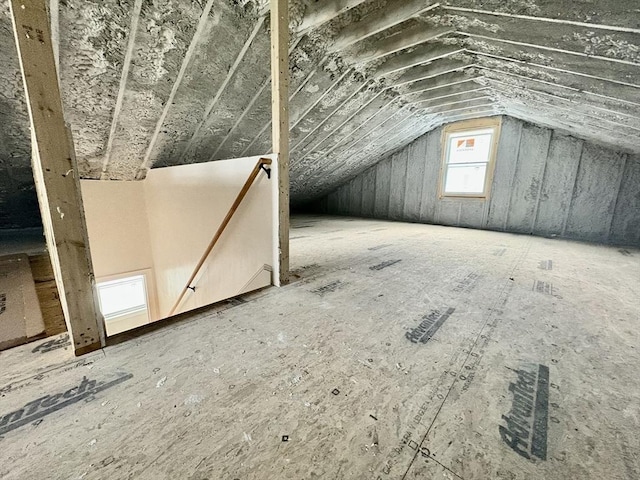 27 Pond Lane Ext, Billerica, MA 01821 - unfinished attic with an upstairs landing