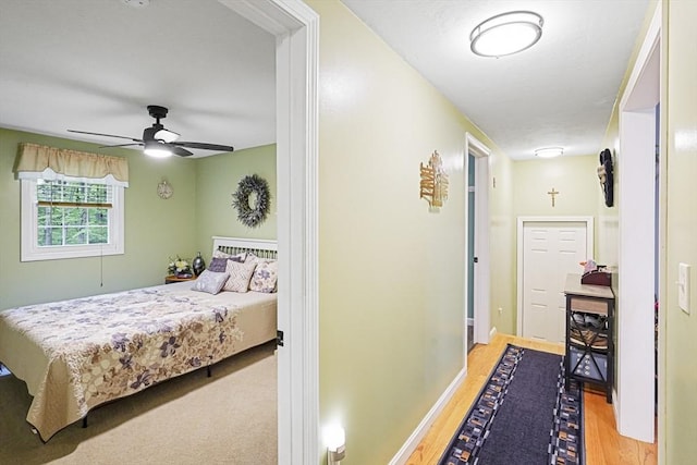 14 Daniels Rd, Charlton, MA 01507 - bedroom with wood finished floors and ceiling fan