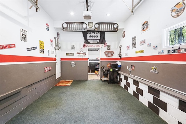 14 Daniels Rd, Charlton, MA 01507 - miscellaneous room with carpet and recessed lighting