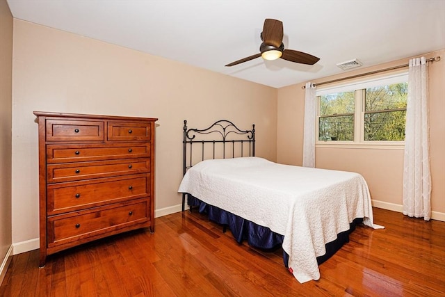 27 Ann St, Raynham, MA 02767 - bedroom with dark wood finished floors and a ceiling fan