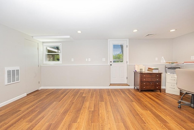 27 Ann St, Raynham, MA 02767 - office space with light wood finished floors and recessed lighting