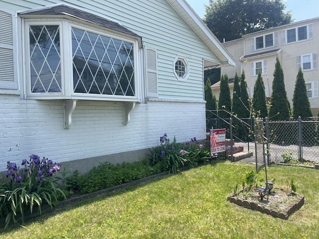 67 Oakcrest Rd, Boston, MA 02136 - view of side of property with brick siding