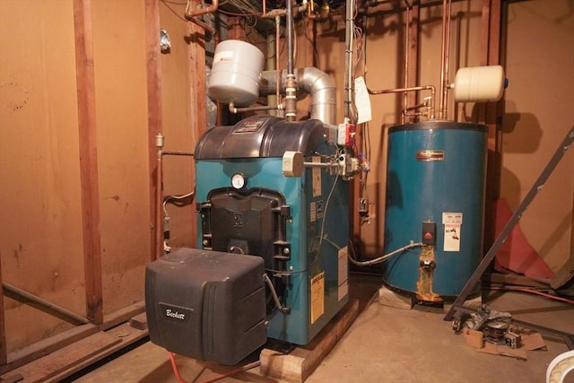 313 Walter St, Fall River, MA 02724 - utilities with gas water heater and a heating unit