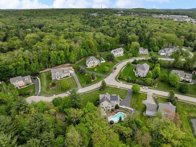 23 Crimson Dr, Shrewsbury, MA 01545 - view of property location featuring a forest and a pool