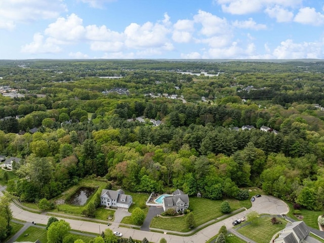 23 Crimson Dr, Shrewsbury, MA 01545 - view of property location with a heavily wooded area