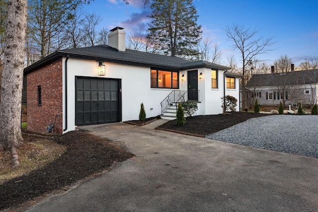 ranch-style house with a garage