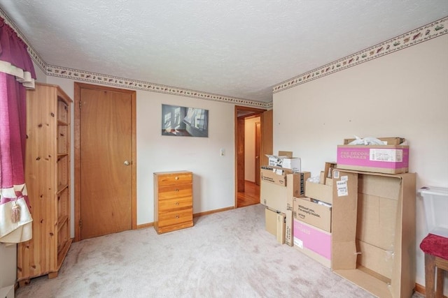 453 Homestead Ave, Holyoke, MA 01040 - bedroom with a textured ceiling and light colored carpet