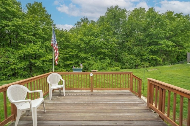 453 Homestead Ave, Holyoke, MA 01040 - wooden terrace with a lawn